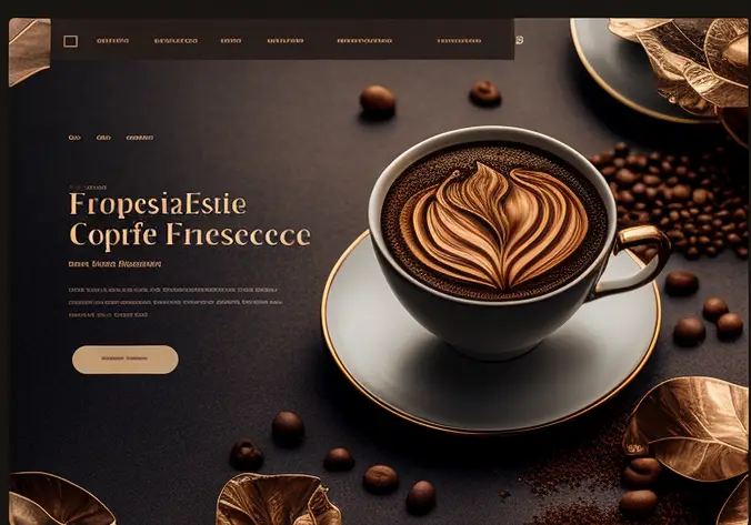 Coffe cup website